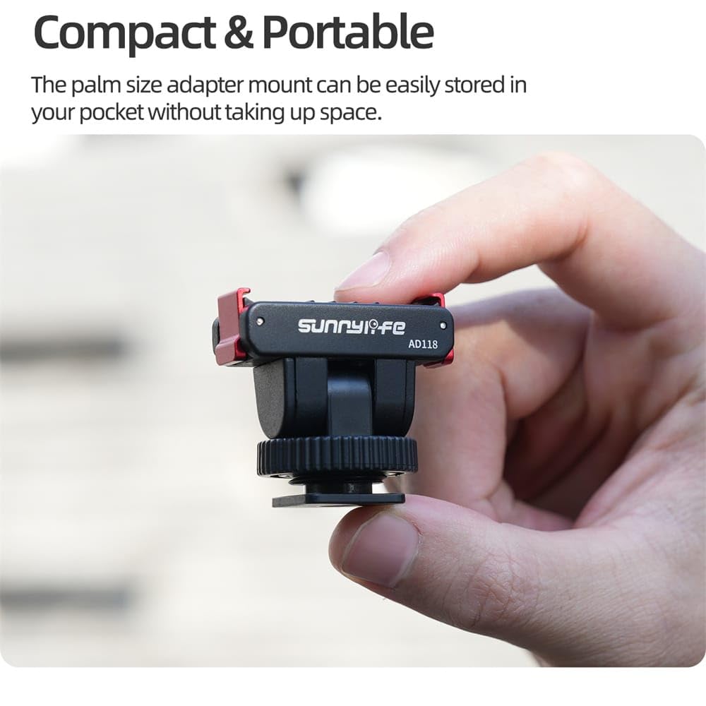 Adjustable Quick-Release Adapter Mount For DJI  Action 5 pro, 4, 3, 2 Camera Accessories