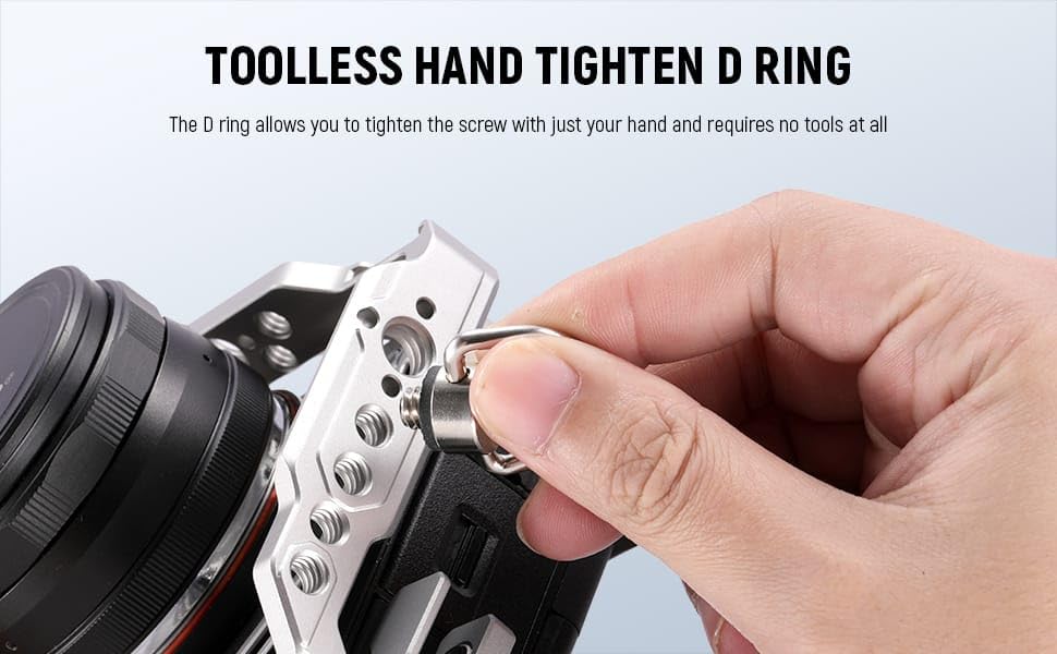 D Ring Screw For DJI Pocket 3/2/ 1, Osmo 360, Insta 360 X5/ X4/ X3, DSLR and Action Camera Supports 1/4'' Tread Mount for Camera Strap Accessories