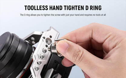 D Ring Screw For DJI Pocket 3/2/ 1, Osmo 360, Insta 360 X5/ X4/ X3, DSLR and Action Camera Supports 1/4'' Tread Mount for Camera Strap Accessories