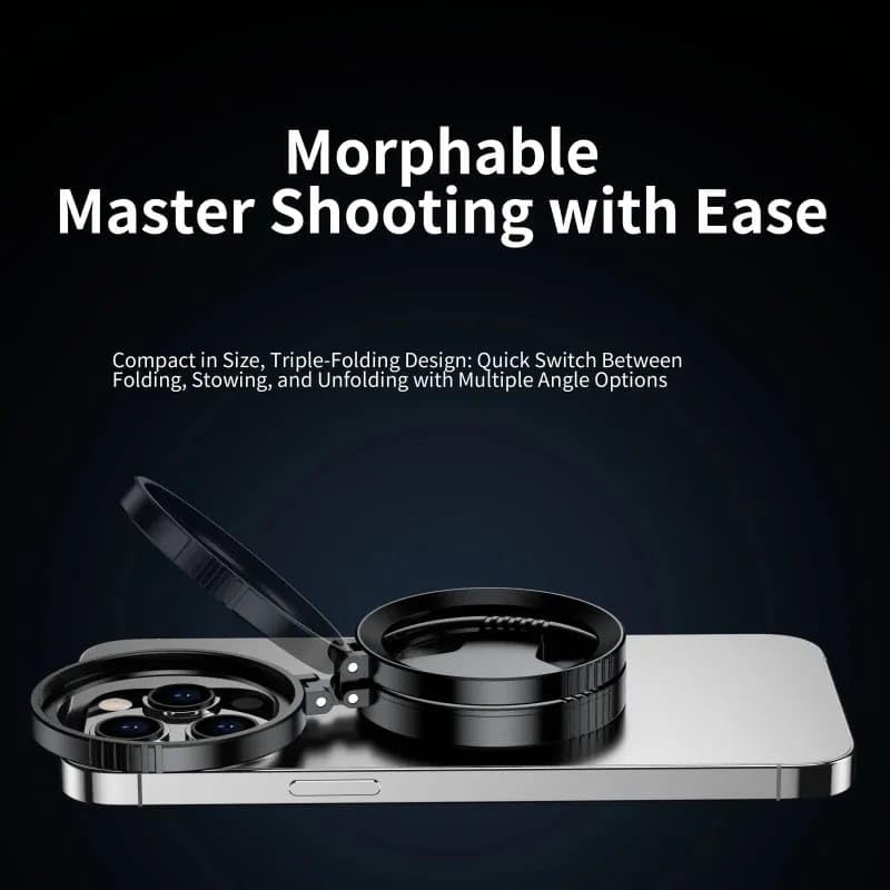Magnetic 52mm Circular Polarized Lens Filter Foldable Adaptor For iPhone 17/16/15/14/13 and Android VIVO/REDMI/Samsung/Oppo/XIAOMI