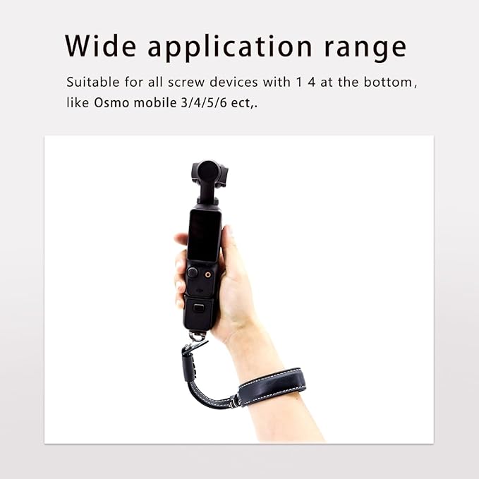 mobile Gimbal & Dslr Camera Hand Strap PU Leather