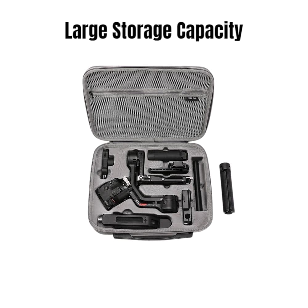 Bag for DJI Ronin Rs 4 Gimbal & Accessories Storage Bag Travel Protection Large Capacity Case (Grey)