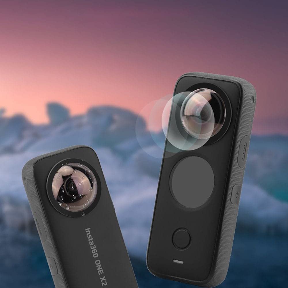 Insta360 One x2 Camera Protective Screen Guard & Sticky Lens Cap Combo Lens Guard 