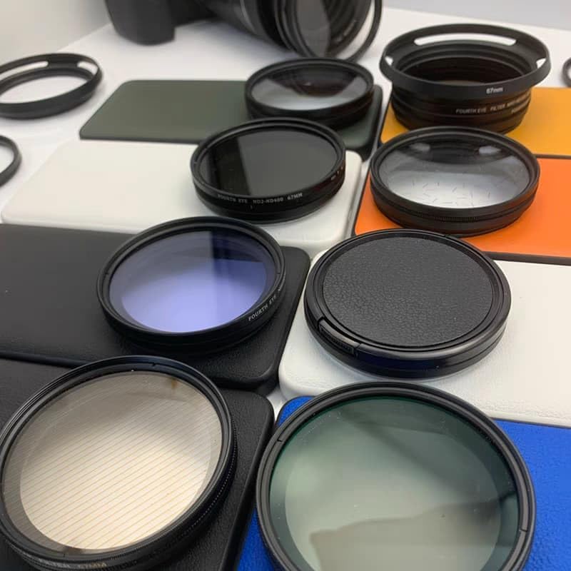 67mm Filter Phone Case for Vivo X90 Pro with Lens Cap (Black) (view 5)