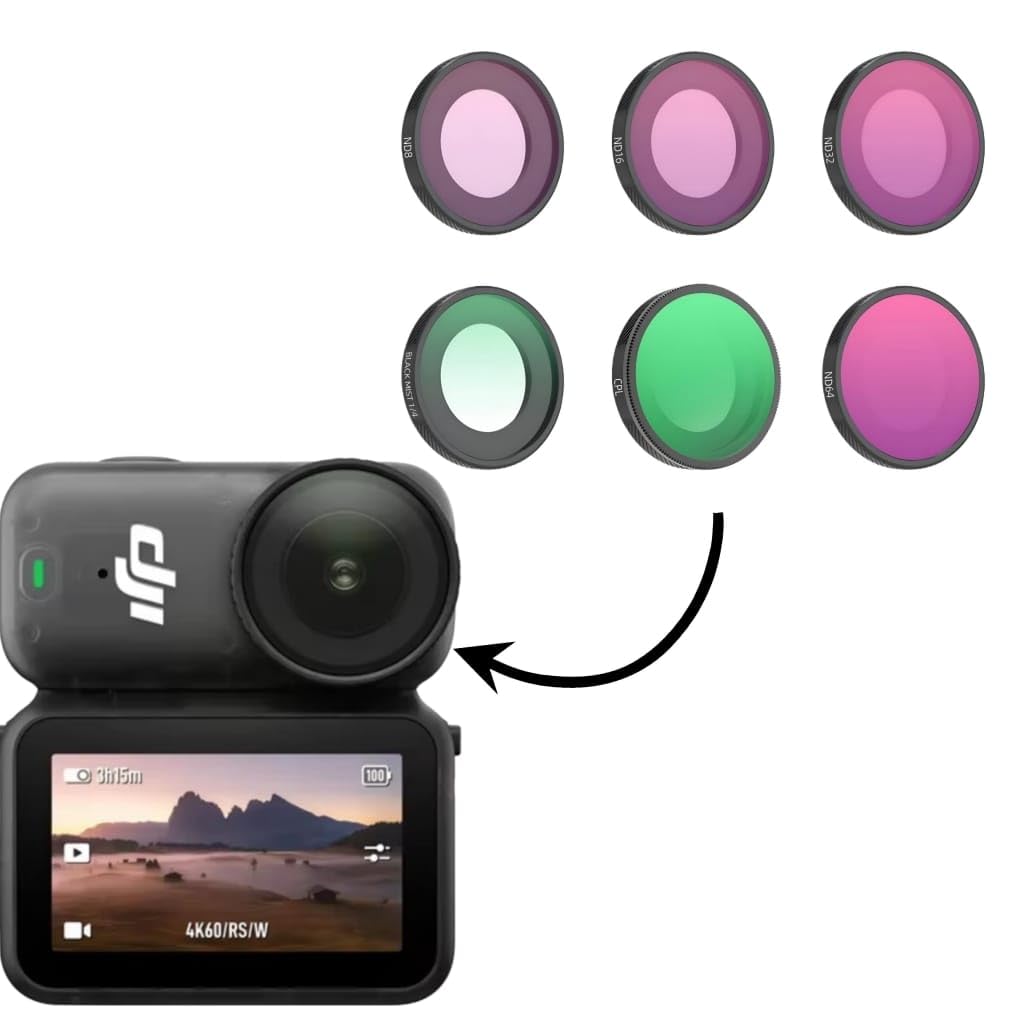  DJI Osmo Nano Multi-Coated German Glass, Premium Lens ND Filters 6 in 1 Set 