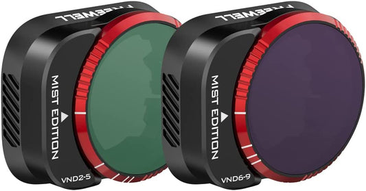 Freewell Variable ND (Mist Edition) VND 2-5 Stop, VND6-9 Stop 2 Pack Run&Gun Camera Lens Filters for Mini 3 Pro/Mini 3