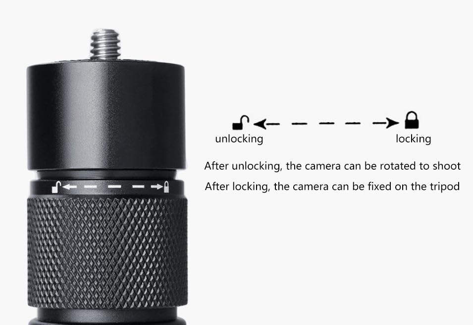 Bullet Time Handle with 360° Rotatable Tripod for Insta360 X5, X4, X3, X2 (view 4)