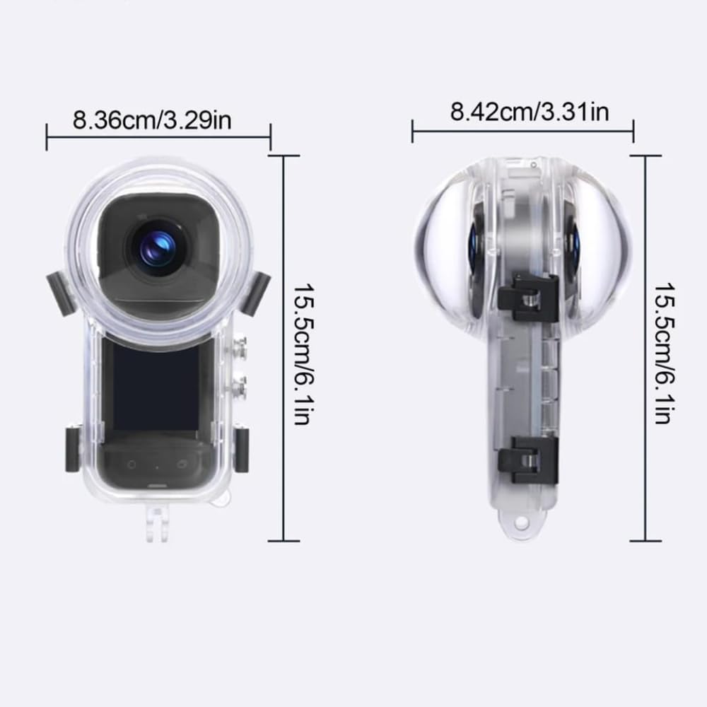 Waterproof Invisible Underwater Dive Case for Insta360 One X3 (50m) (view 6)