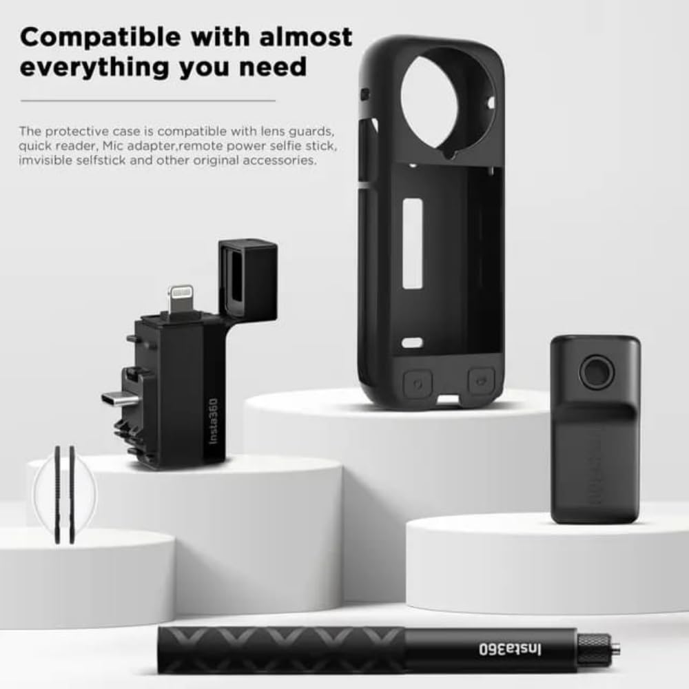 Silicone Protective Cover for Insta360 One X4 Camera (view 5)