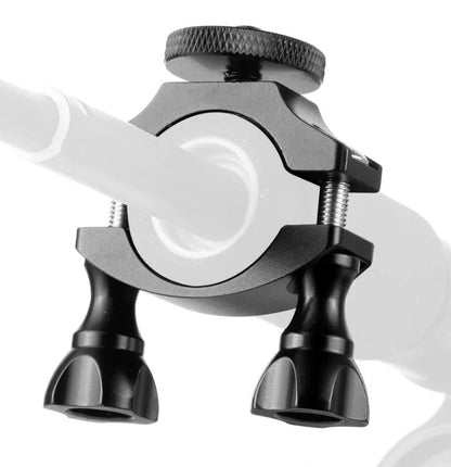 Aluminum Camera Bike Mount for Bicycle/Motorcycle For insta360 X3/ X4/ X5, GoPro, DJI Osmo 360, Pocket 3 Action Camera with 1/4 Screw Adapter (Bike Bracket + Screw Mount)