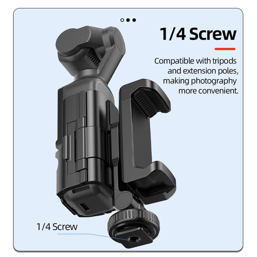 Phone Adapter For DJI Osmo Pocket 3/4/ 4P/ 4 Pro, Smartphone Mount Holder 