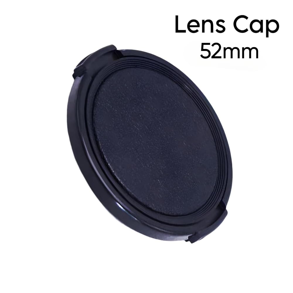 52mm Lens Cap For iPhone 13/14/ 15 & Plus Mobile Cover, Sony, Nikon DSLR Camera Lens Protector Accessories 