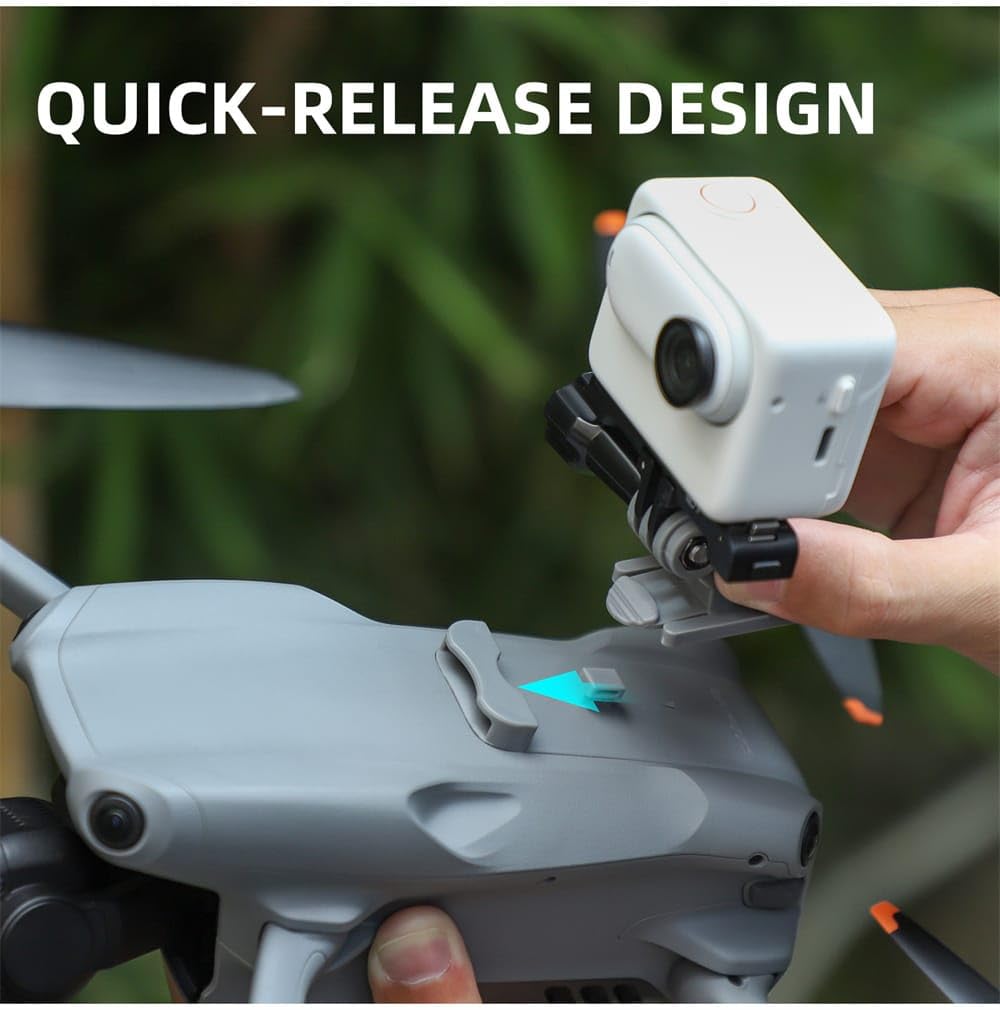 2 in 1 Adattatore di montaggio per videocamera d'azione superiore 2 in 1 Adattatore di montaggio per videocamera d'azione superiore