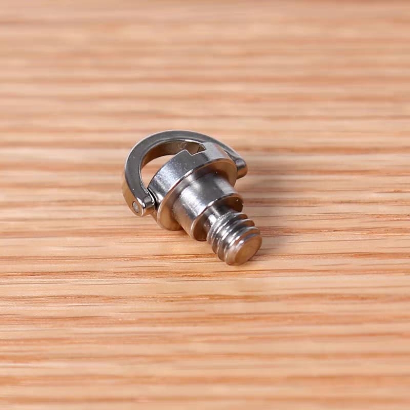 1/4 D Ring Screw For DJI Rs 4 mini gimble, Pocket 3/2/ 1, Osmo 360, Insta 360 X5/ X4/ X3, DSLR and Action Supports 1/4'' Thread for Camera Strap holding mount Accessories. (2pcs)