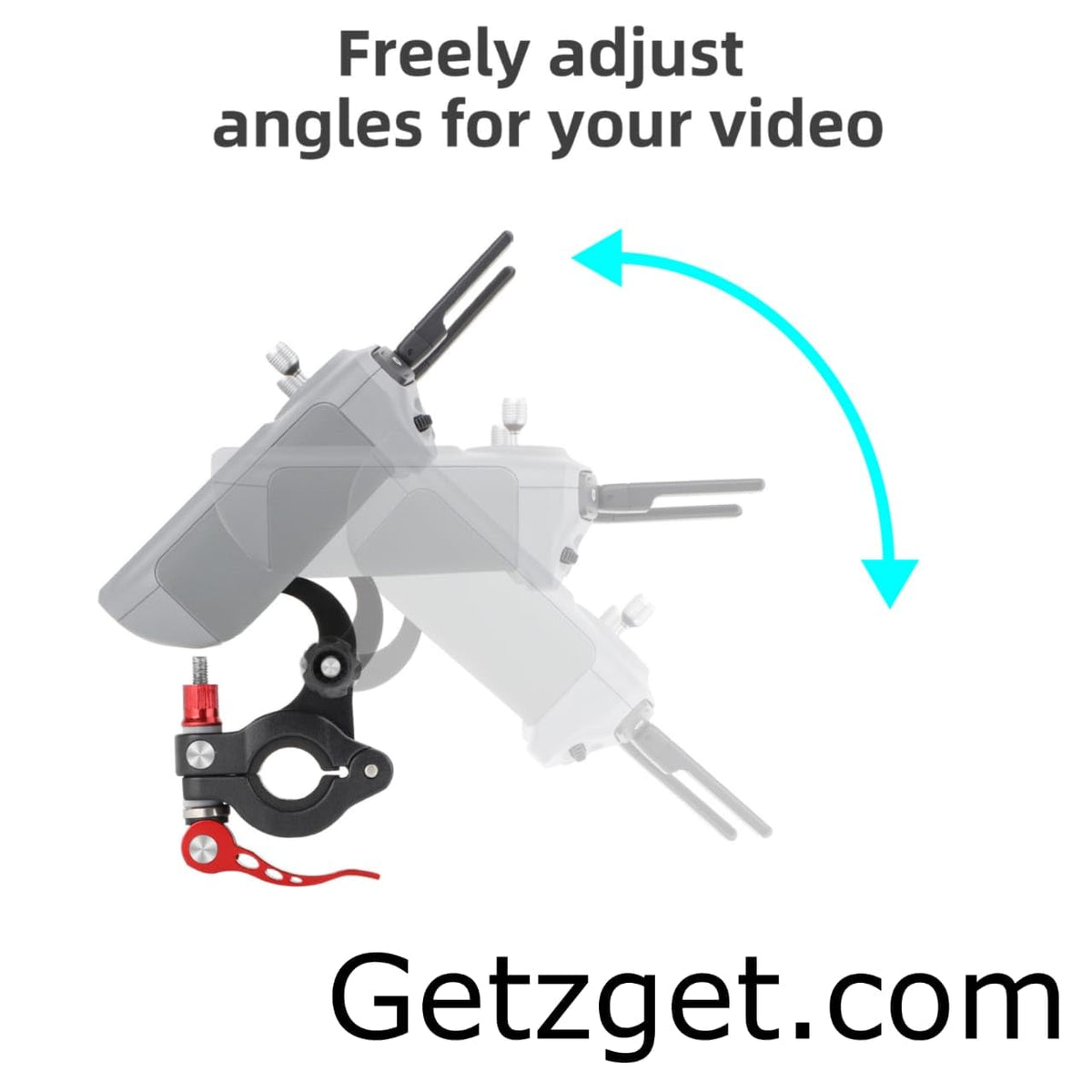 Bike Bracket for DJI RC 2, Avata 360, Pocket 3, Action 4 and Insta360 X3 (view 2)