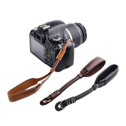 Hand Strap for Dji Pocket 3,2, Om 4/5/6 mobile Gimbal, Insta OneX 2,3,4,5,Dslr Camera Strap PU Leather with 1/4 Screw Mount Down Fall Protection Accessories