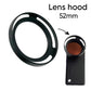 52mm Lens Hood For iPhone 13/14/ 15 & Plus Mobile Cover, DSLR Camera Lens Protector