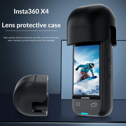 Insta360 X4 Camera Lens Cap Protective Silicone Cover Case Accessories