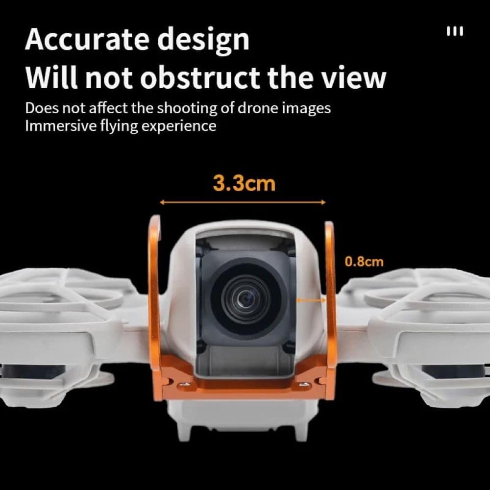 RCSTQ Aluminium Lens Guard for DJI Neo Gimbal Camera (Orange) (view 5)