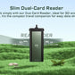 Freewell Duo Reader Ultimate SD and Micro SD Card Reader & Holder