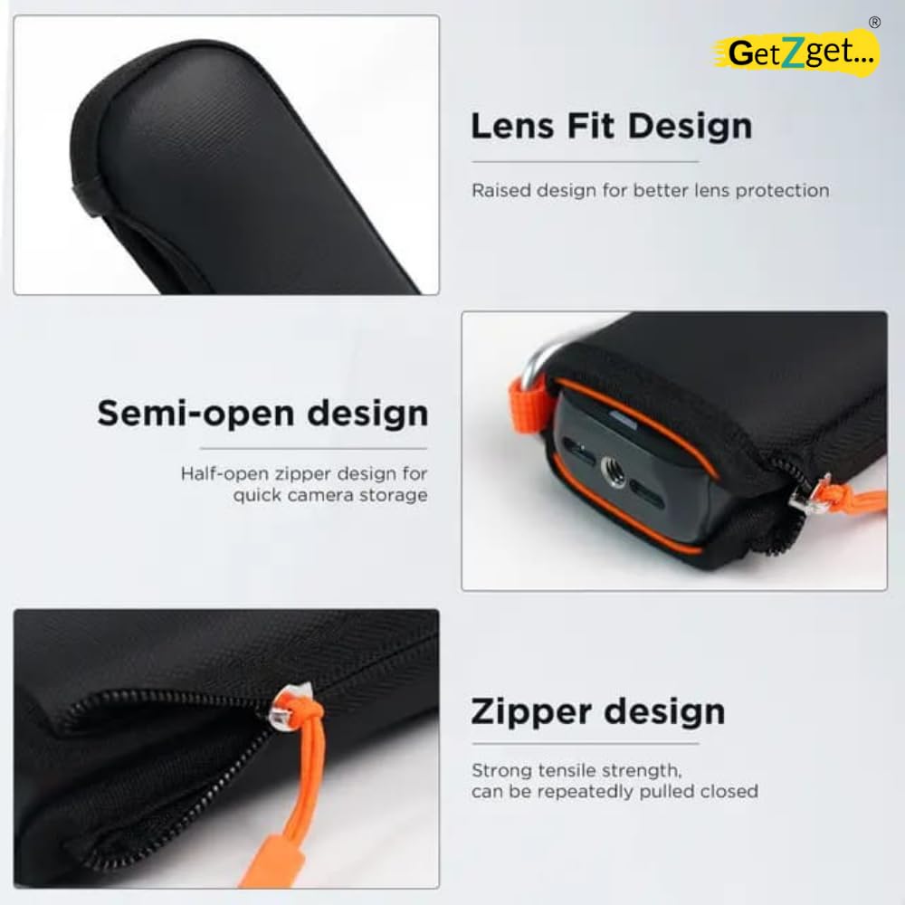 GetZget® Carrying Case Bag for Insta360 One X5/ X4 Compact Protective Mini Case