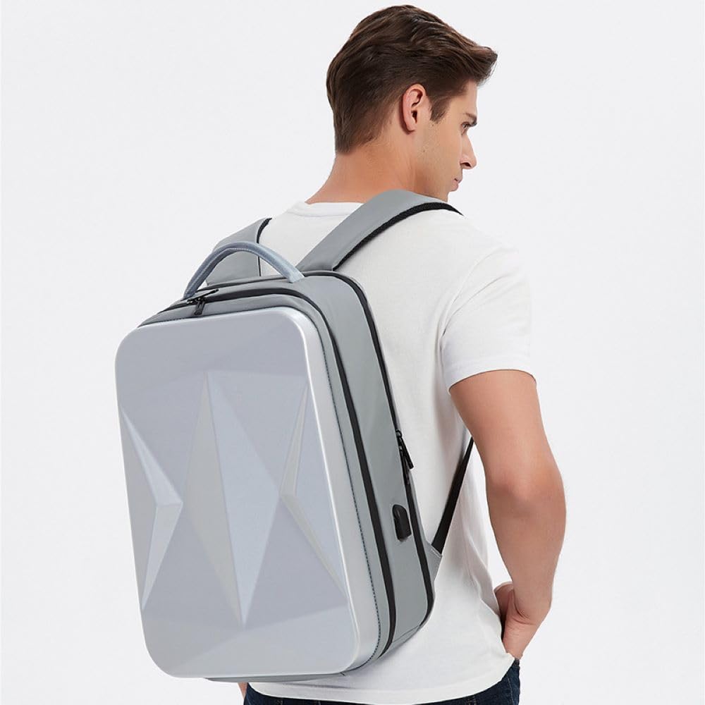 GetZget® Multipupose Carrying Case Bag for DJI Mavic 4 Pro & Accessories Storage Hard Waterproof Backpack with Safety Belt & EVA Foam (for Mavic 4, Grey)