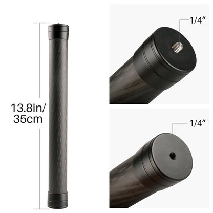Extension Rod For DJI Ronin RSC /RS2/ 3/4 Series & Zhiyun Gimbal  with 1/4" Screw 