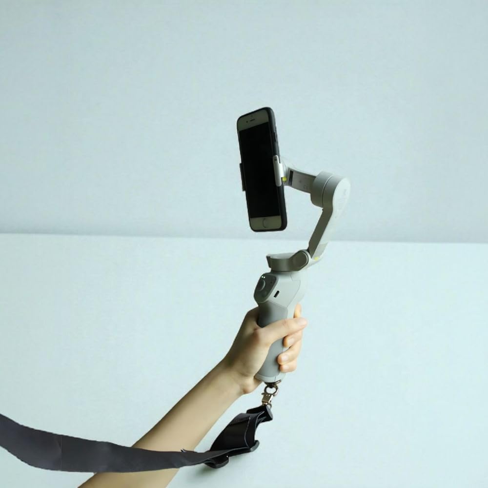 GetZget Neck Strap Lanyard For DJI Pocket 3/2/ 1, insta360 X5/ X4/ X3/ X2, Om 8/7/ 6/5/4 Mobile Gimbal with 1/4th Screw (Strap with 1/4th Screw)