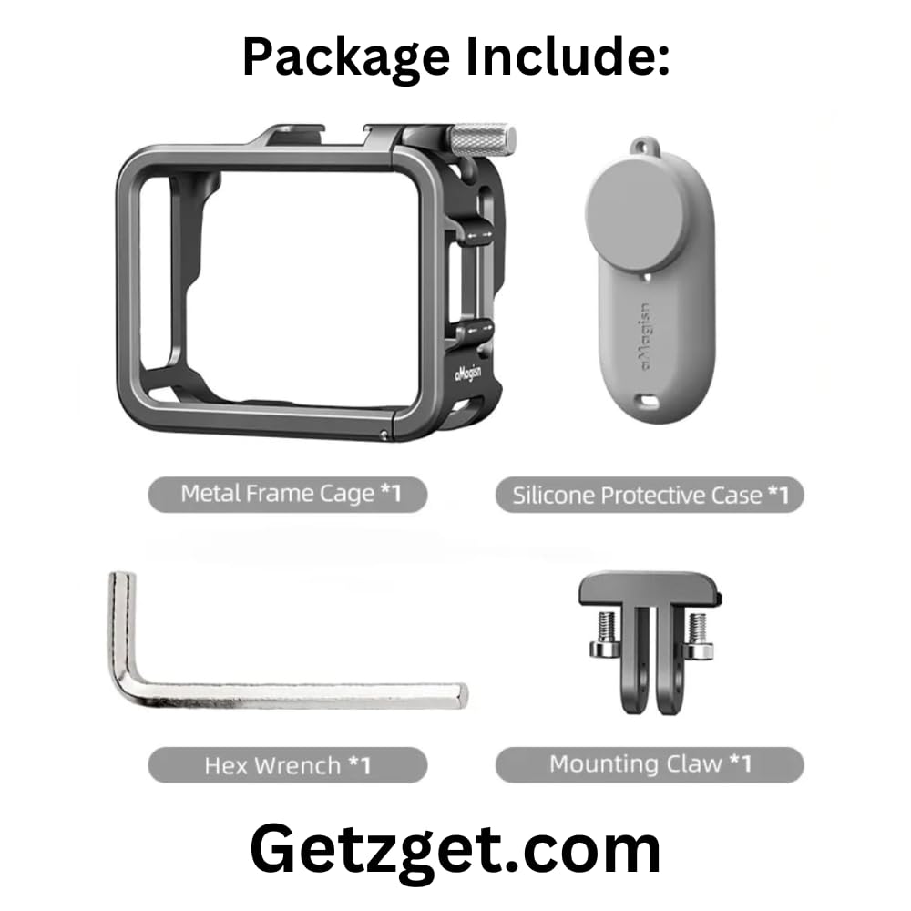 Protective Metal Frame Mount Case for Insta360 GO 3 Camera (view 9)