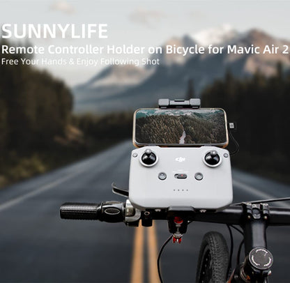 Bike Bracket for DJI Mini 2/3 /Mavic Air 2/ 2S/ Mavic 3 /Neo/Neo 2/Flip RC-N1 Remote Controller Bicycle Motor Bike Mount Accessories