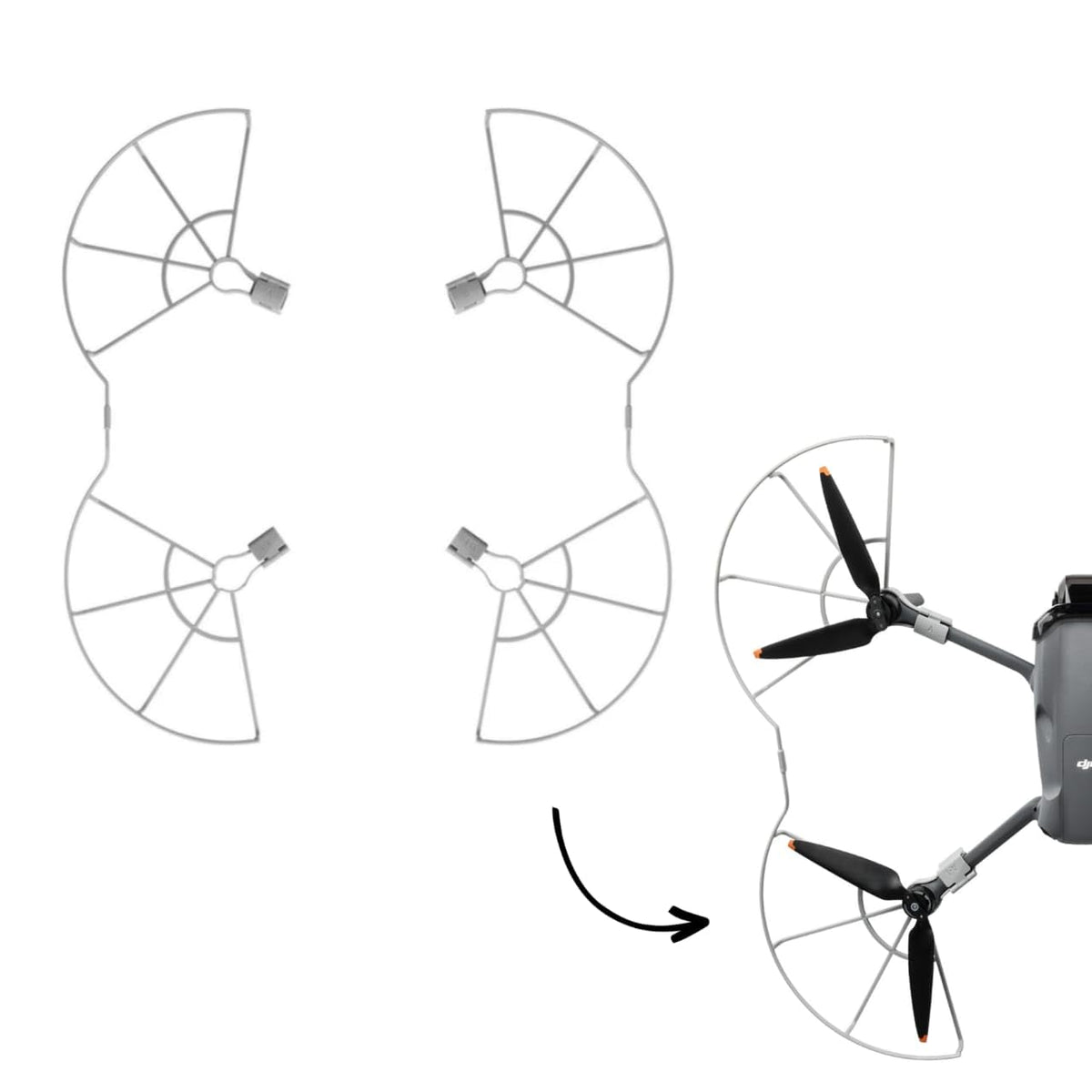 Lightweight Propeller Guard for DJI Air 3 / 3S