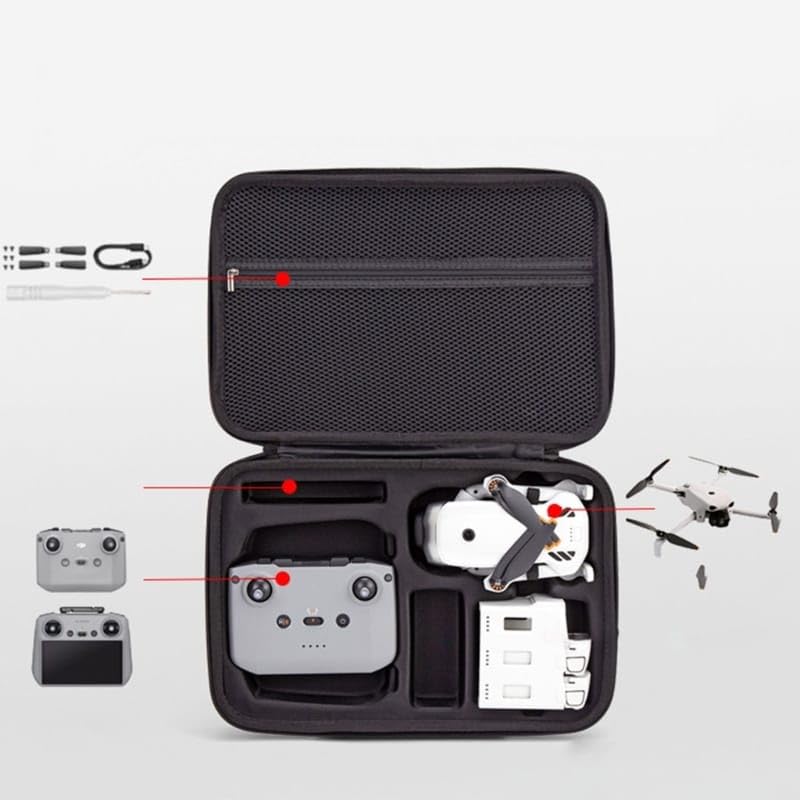 Compact Carrying Case for DJI Lito X1 Combo (Black)