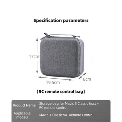 Smart Rc Case For DJI Mavic 3 Classic/Mini 3 Pro Remote Controller Air Travel Bag