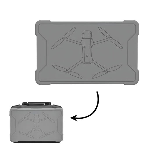 GetZget® Silicone Cover For DJI Mavic 4 pro Rc pro 2 Remote Controller Screen Protector- Accessories (Grey, Rc Display Cover)