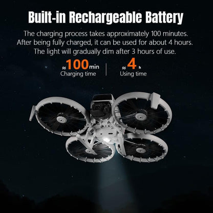  LED Landing Gear 2 in 1 with Search Light For DJI Flip Height Extender Leg - Accessories