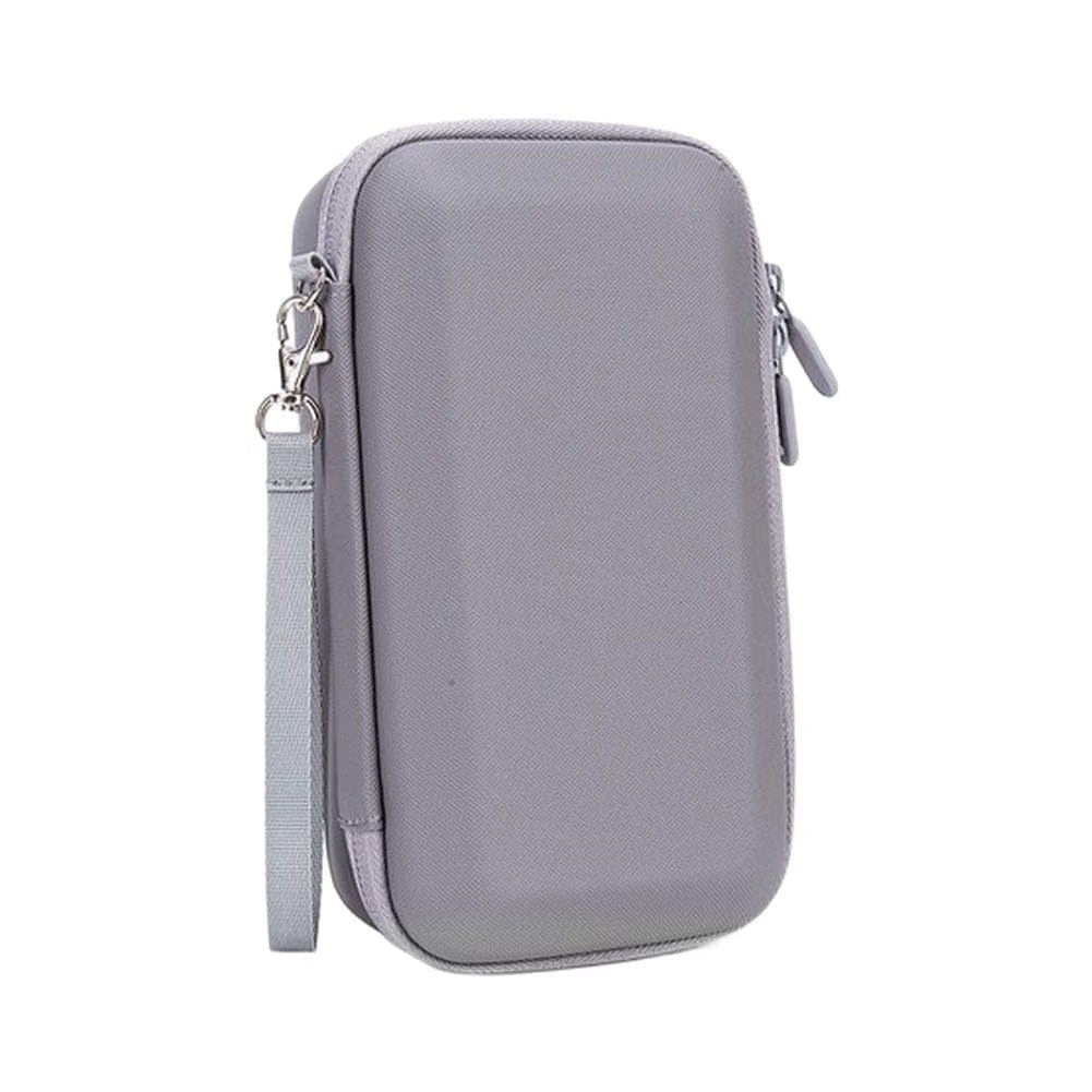 GetZget® Carrying Case Bag Compatible with DJI Osmo Pocket 4 Pro Water Splash Proof Protective Storage Hand Bag Accessories(Grey)