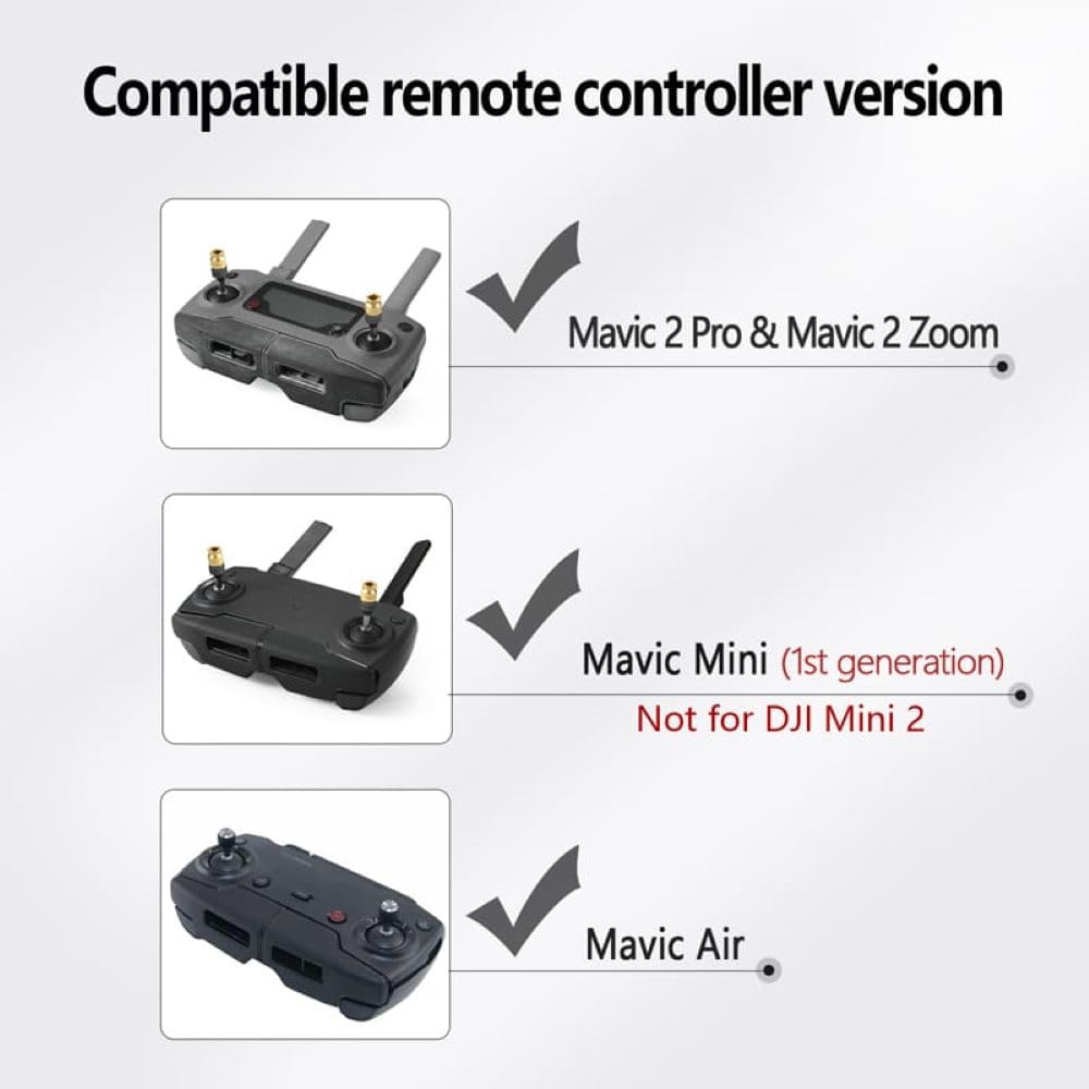 Height Extendable Joystick for DJI Mavic Mini, Mavic 2 Pro, Mavic Air Remote Controller