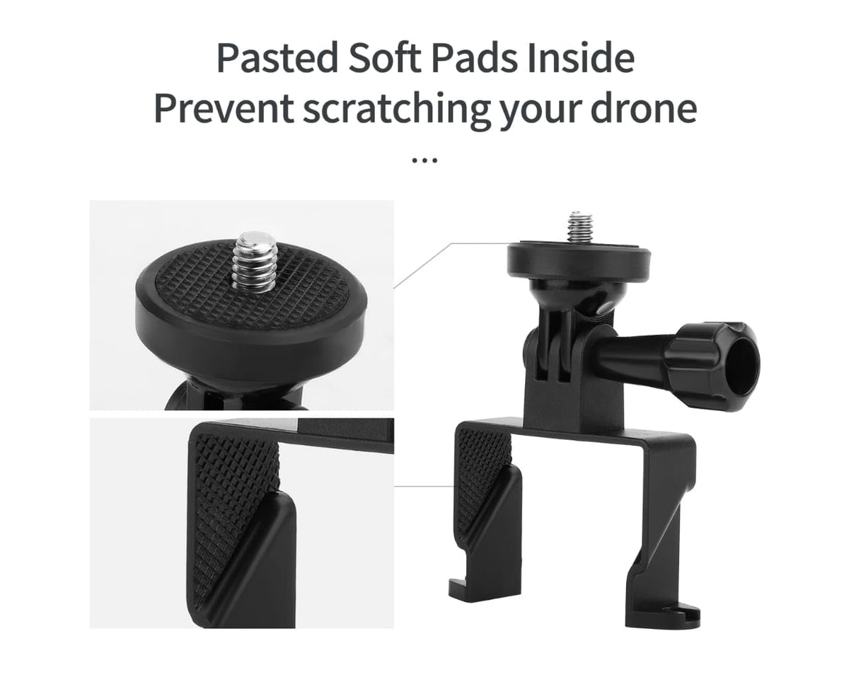 Action Camera Holder for DJI Avata (Insta360, GoPro, Osmo Pocket, Lights) (view 4)