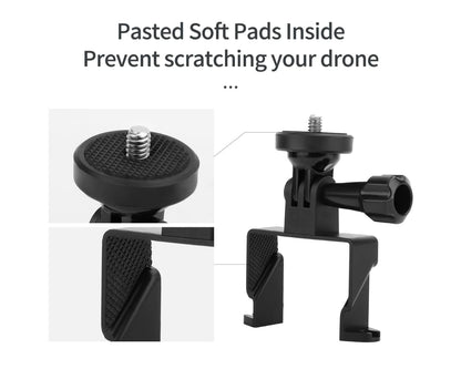 Action Camera Holder For Dji Avata Can Mount Insta 360/ Go Pro/Action 2/3/ Osmo Pocket Lights Etc Mount Accessories