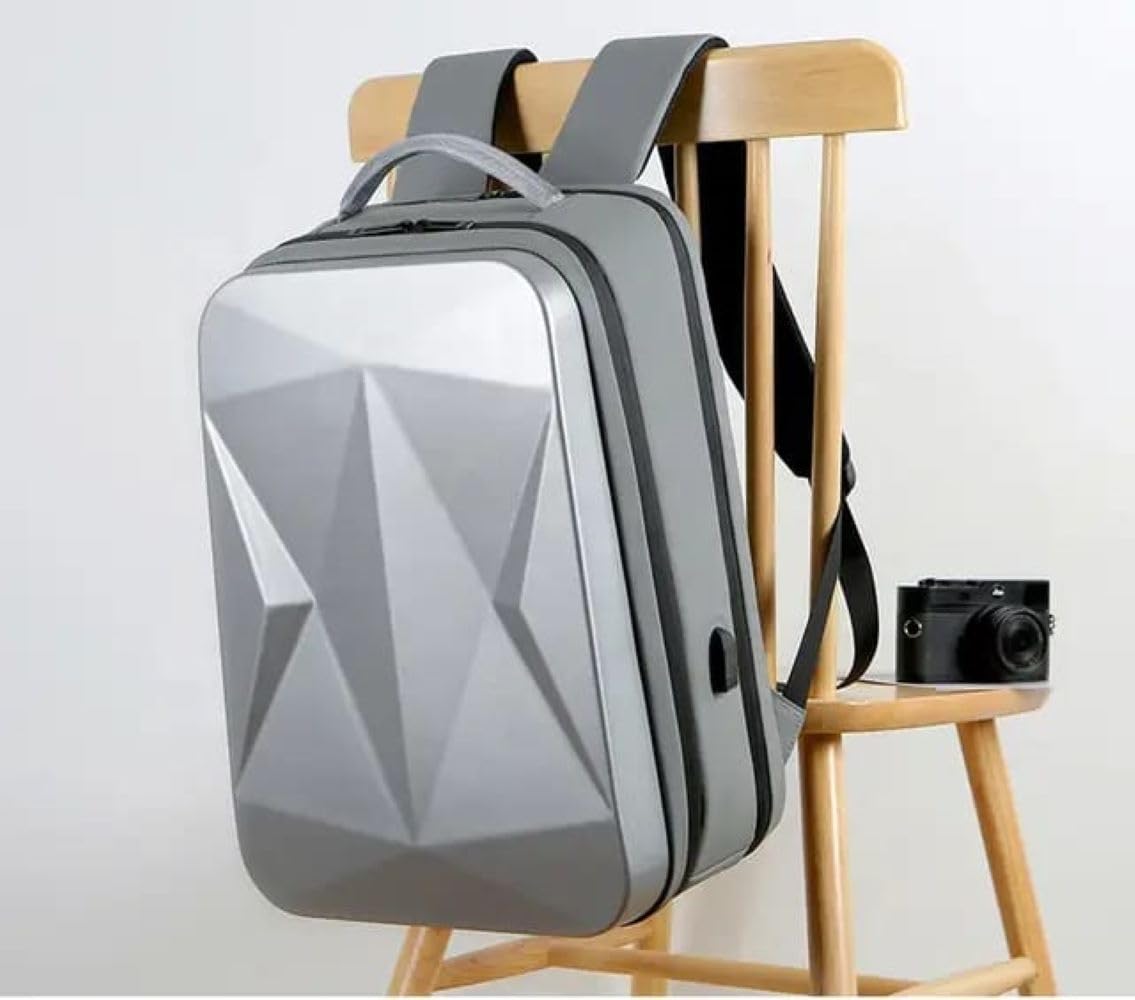  Multipupose Hard Waterproof Backpack for DJI Air 3 & Accessories Storage (Grey)