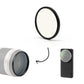  Streak Lens For oneplus12, iPhone 14/15 pro & pro max, Xiaomi 14 Mobile Cover, DSLR Camera (Golden, 58mm)