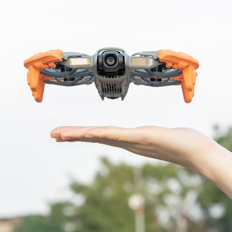GetZget® Props Guard Bumper Protective TPE Cover For Dji Neo 2 Propeller Guard Protector Accessories (Orange)