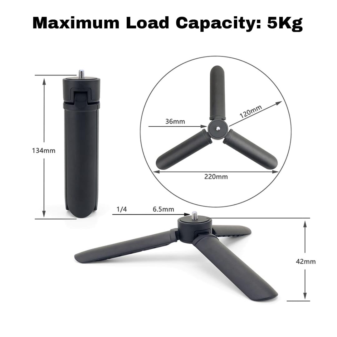 Desktop Tripod Stand for DJI Ronin, OM and Zhiyun DSLR Gimbals (5kg) (view 4)