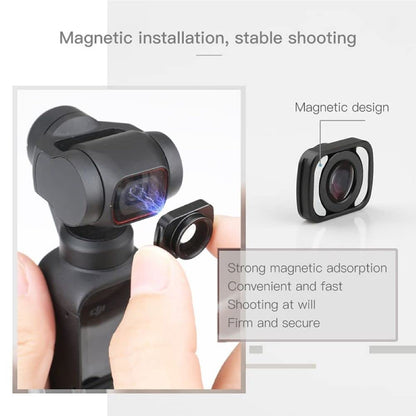Wide Angle Lens for DJI Osmo Pocket 1 & Pocket 2 Camera 