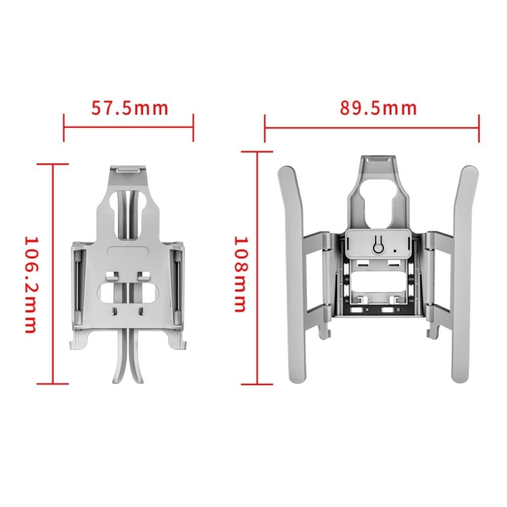 LED Landing Gear Height Extender for DJI Mini 4 Pro (3 Lighting Modes) (view 3)
