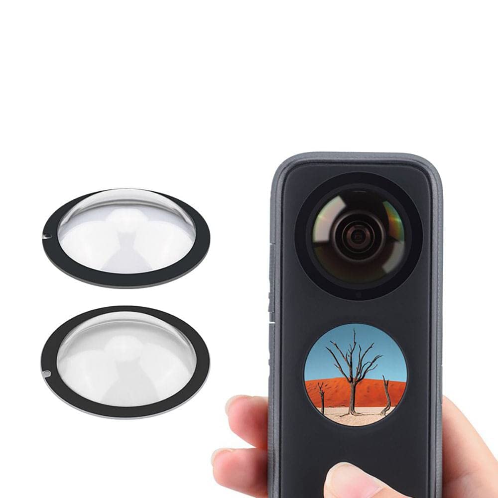Lens Guard For Insta360 One x2 Camera Lens Protective Tempered Sticky Lens Cap Scratch Protevtive Accessory