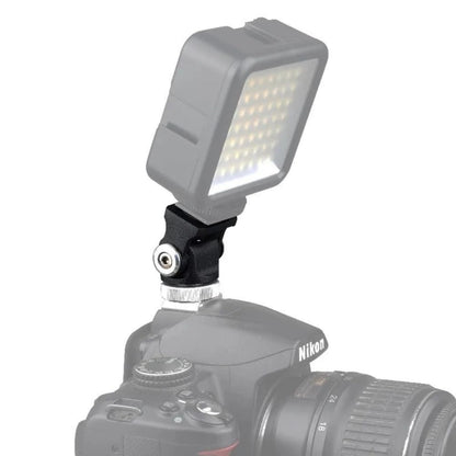 Adjustable Rotatable Mini 1/4 Screw Hot Shoe Mount for DSLR Camera, Tripod, Moniter, Mic, Flash LED Light Cold Shoe Adapter 