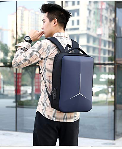  DJI Air 3/ 3S & Accessories Storage Backpack Equipped with Number Lock, EVA Foam, Double Safety Belt & Charging Point (Blue)