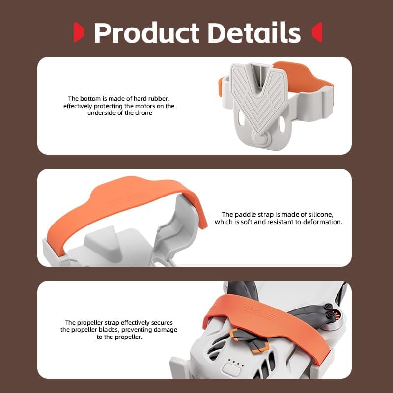 Propeller Holder compatible For DJI Lito X1 Prop Protector Fixed Protective Strap Accessories