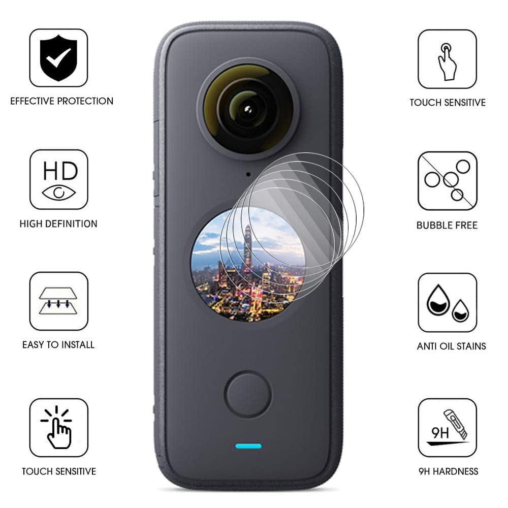 Tempered Glass Screen Guard for Insta360 One X2 (Pack of 2) (view 5)